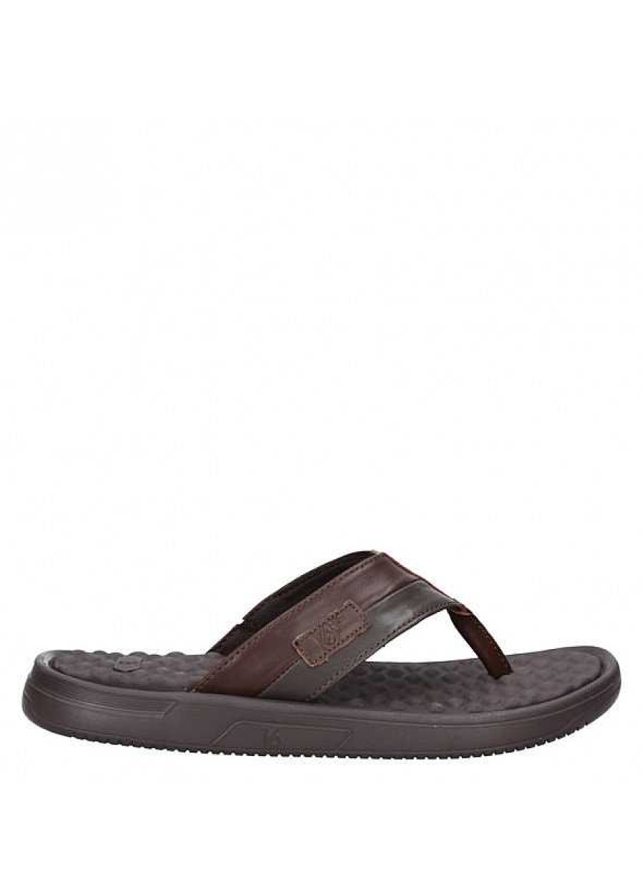 Man 16hrs | Leaf Men'S Sandal Brown